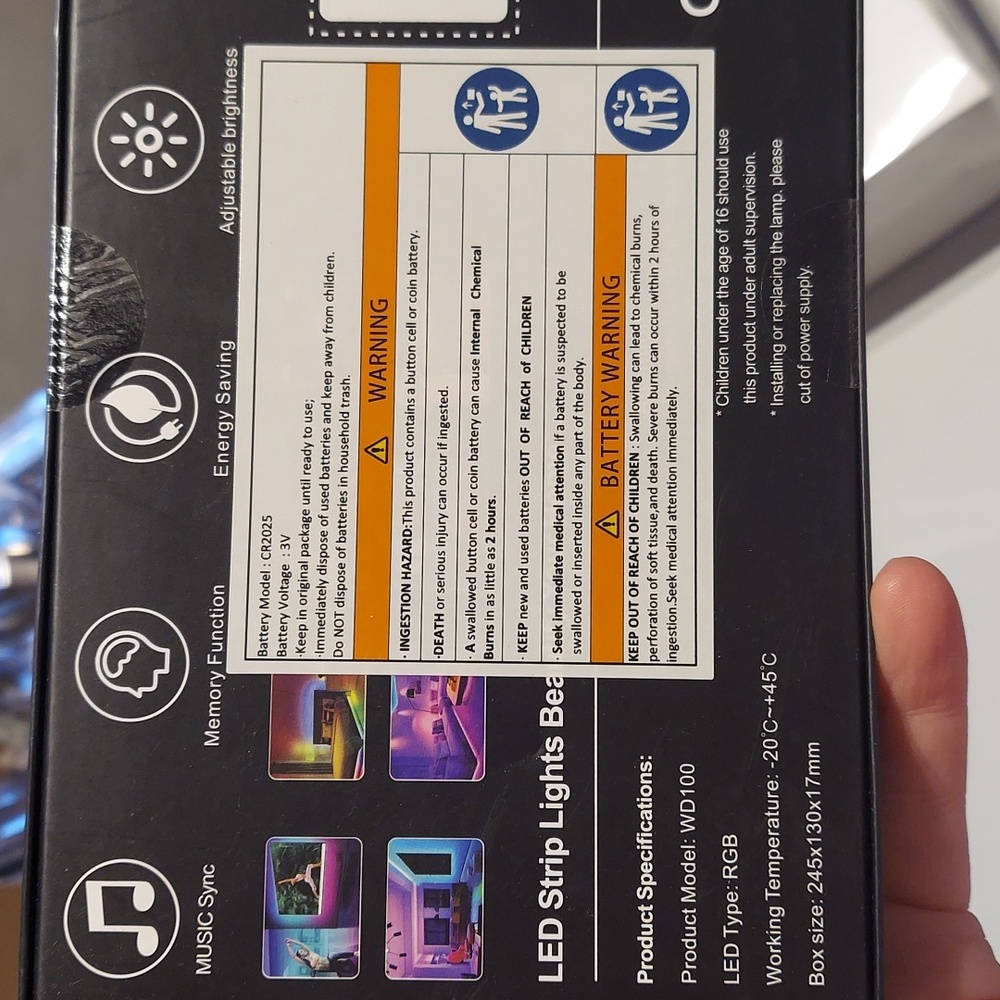 LED Strip Light with Remote Control - Picture 2 of 5